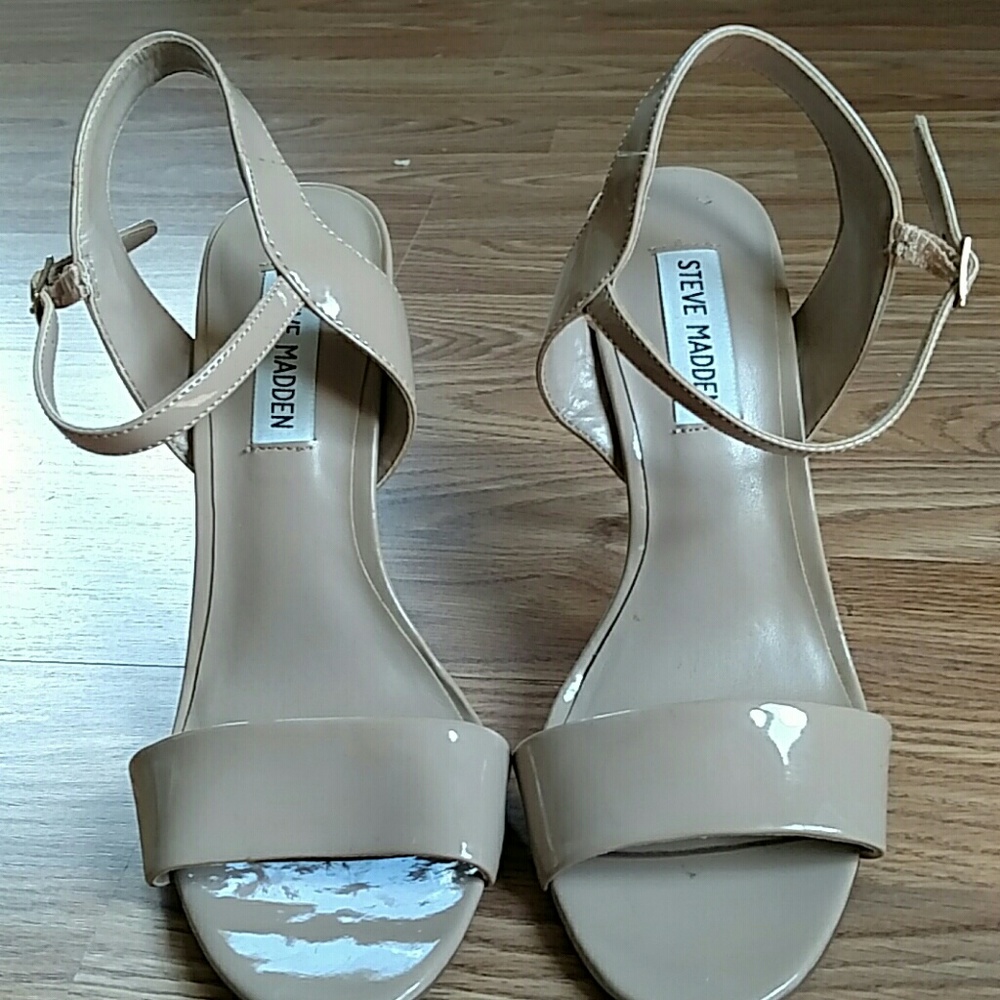 Steve Madden strappy heels.